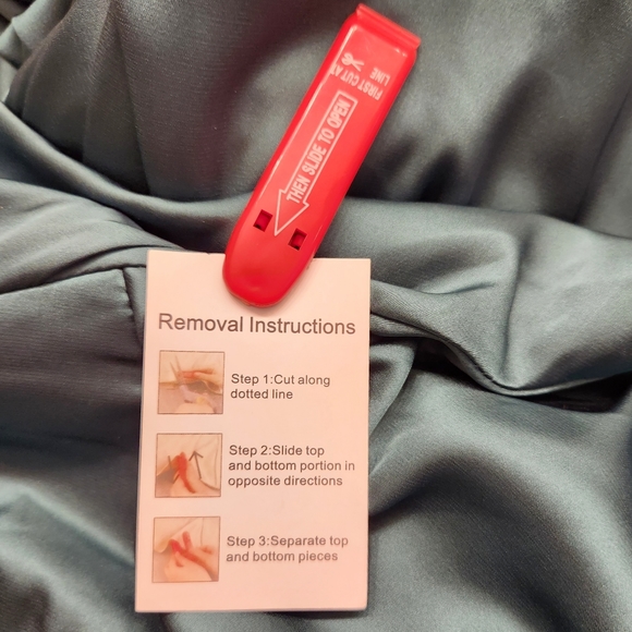 IEENA by Mac Duggal NEW One Shoulder Double Strap Green Satin Gown Maxi Dress 6 - Picture 9 of 10